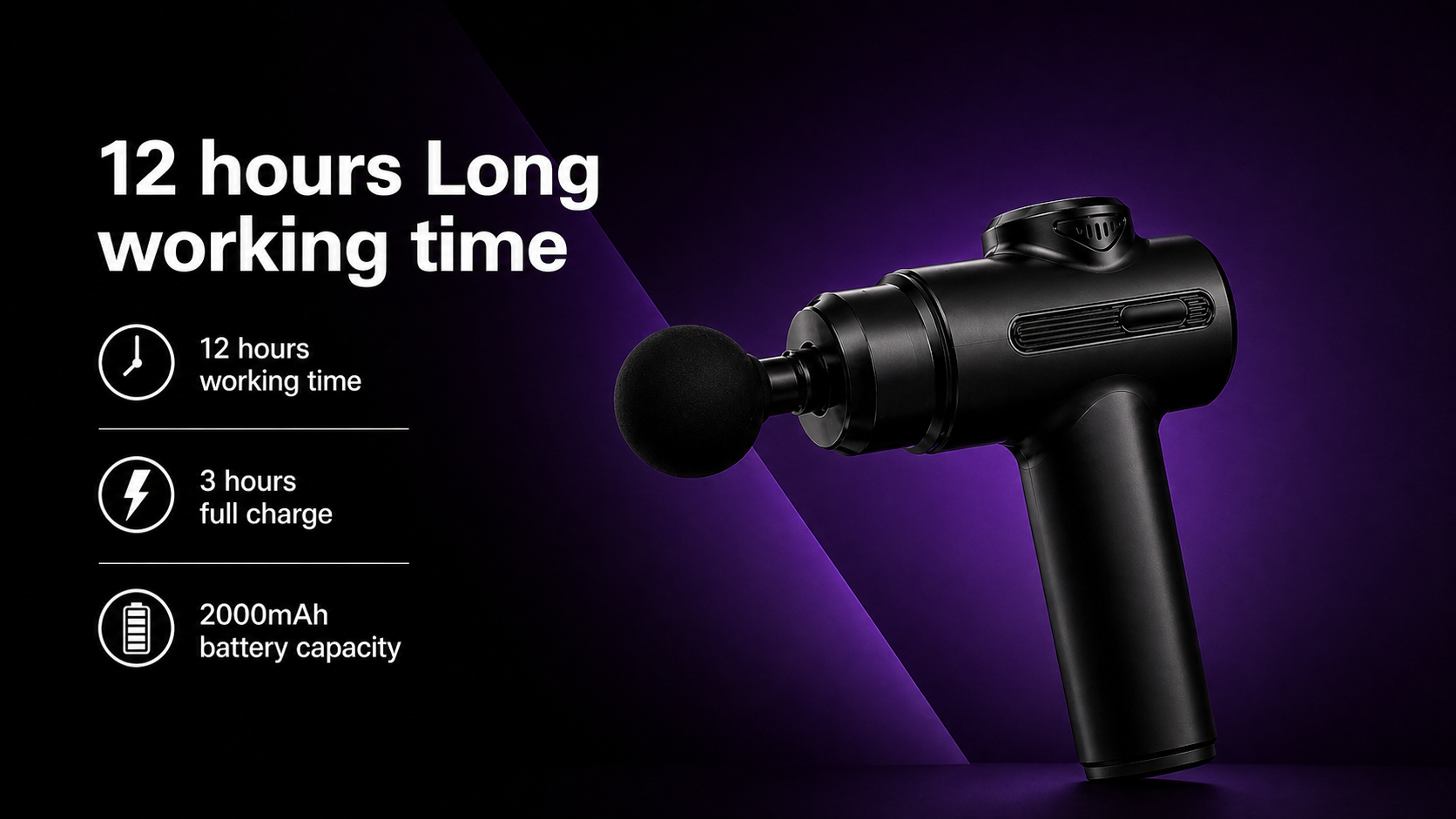 Recovr Pro — Deep Tissue Percussion Massager